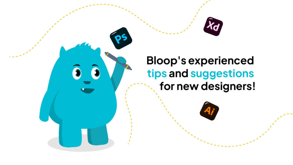Bloop's website design