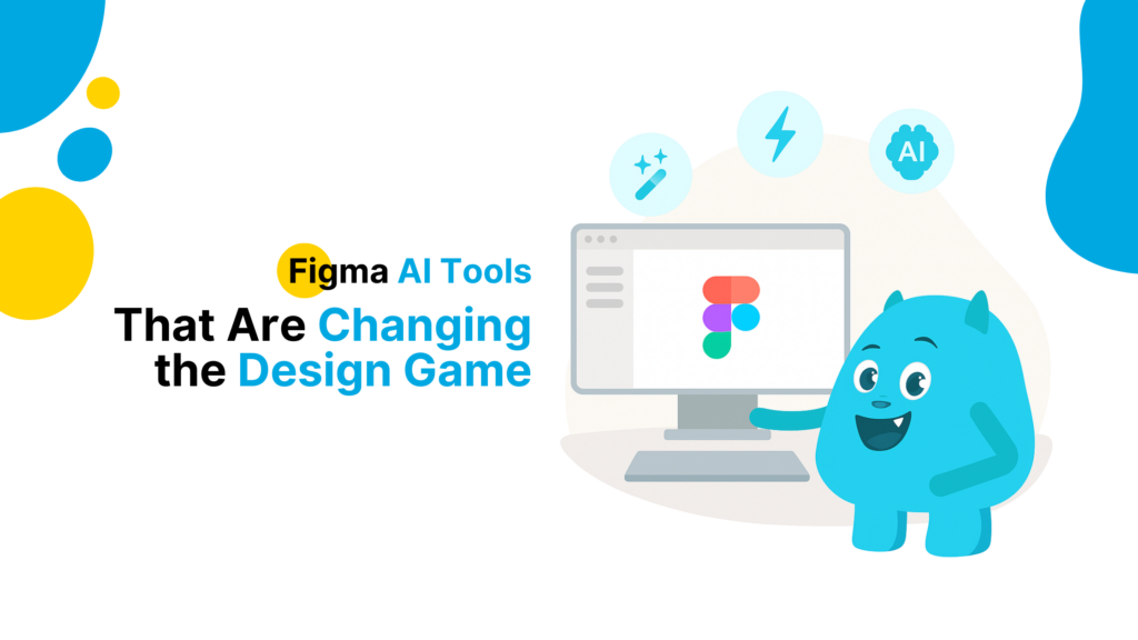 A website design image with a computer screen and a blue monster, representing the changing design of the website