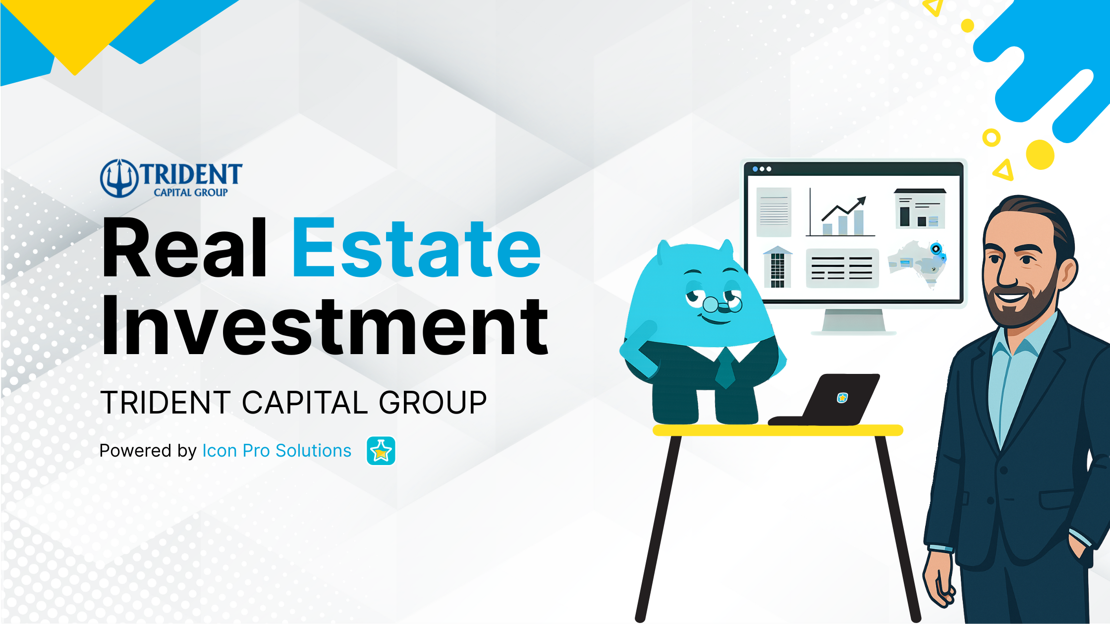 Real Estate Investment website design for Trident Capital Group by Icon Pro Solutions