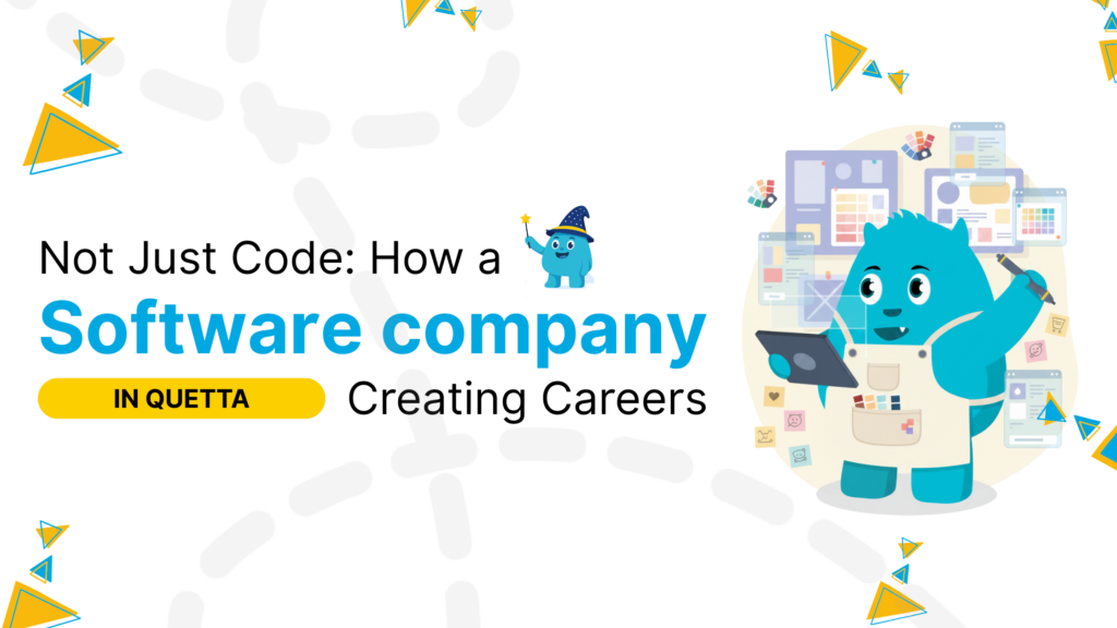 Career development at software company in Quetta
