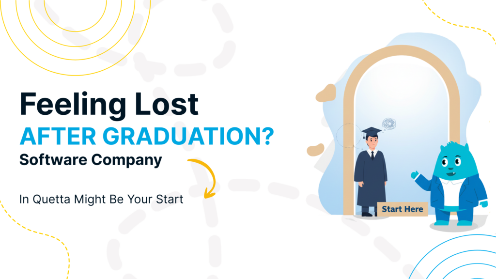 graduation to career at software company in Quetta